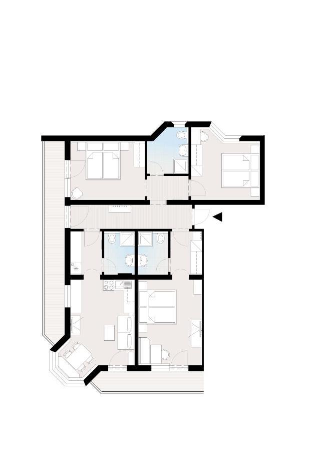 Hotel Garni Apart Tina 이스크글 외부 사진